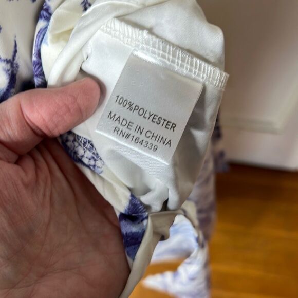 Petal & Pup AZELIA DRESS - BLUE FLORAL Size 6 - Picture 6 of 10